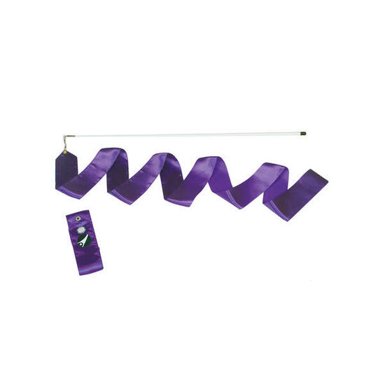 Gymnastikband mit Stab RSG Violett 5 m Mädchen Gymnastik Unisex Violett