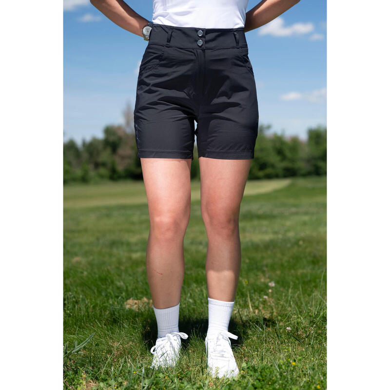 Șorturi de golf pentru femei Cabot – Talie înaltă, respirabile, ultra-ușoare