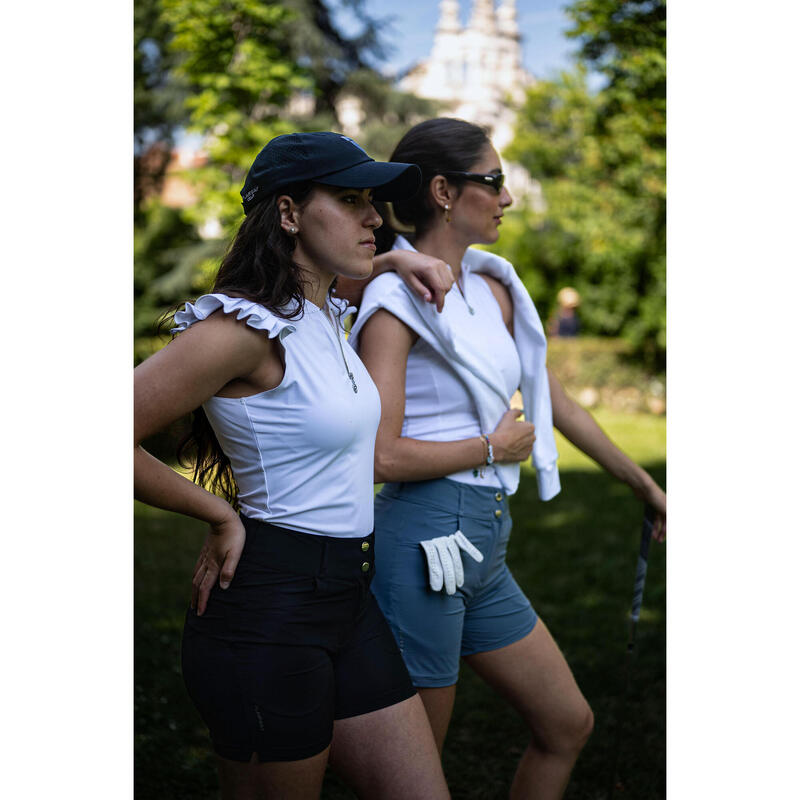 Șorturi de golf pentru femei Cabot – Talie înaltă, respirabile, ultra-ușoare