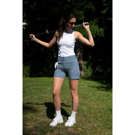 Damskie szorty golfowe Cabot – Wysoki stan, oddychające, ultralekkie