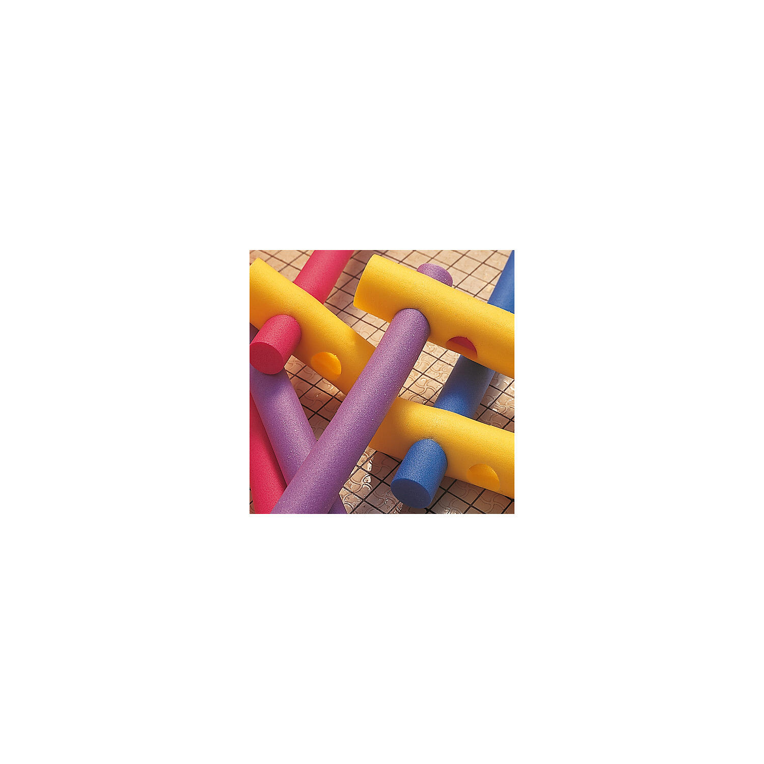 Verbindungsstück für Schwimmnudeln 32 cm, 6 Löcher Schwimmen Unisex Gelb 3/3
