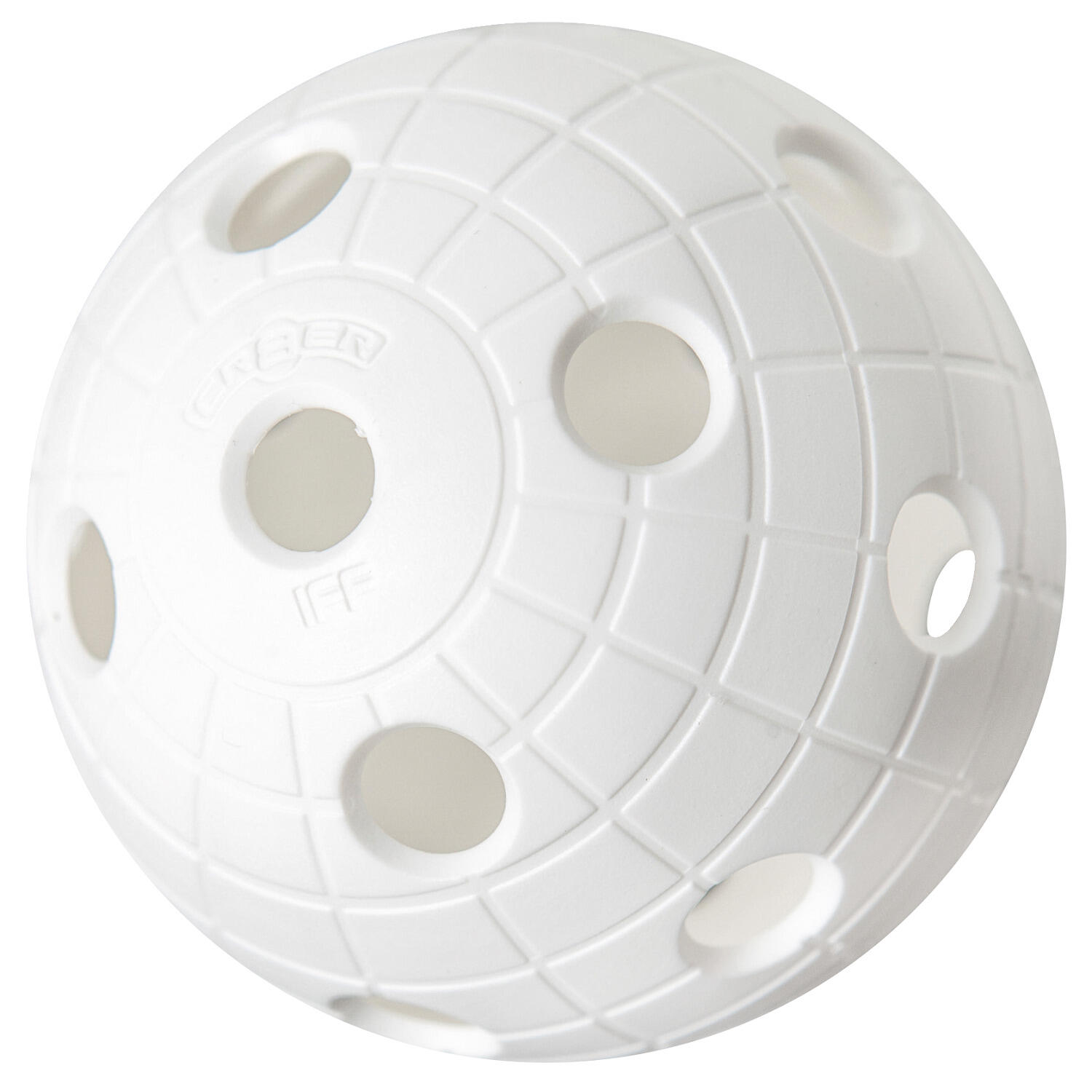 Floorball-Ball Cr8ter Weiß Hockey Unisex Weiß 1/1