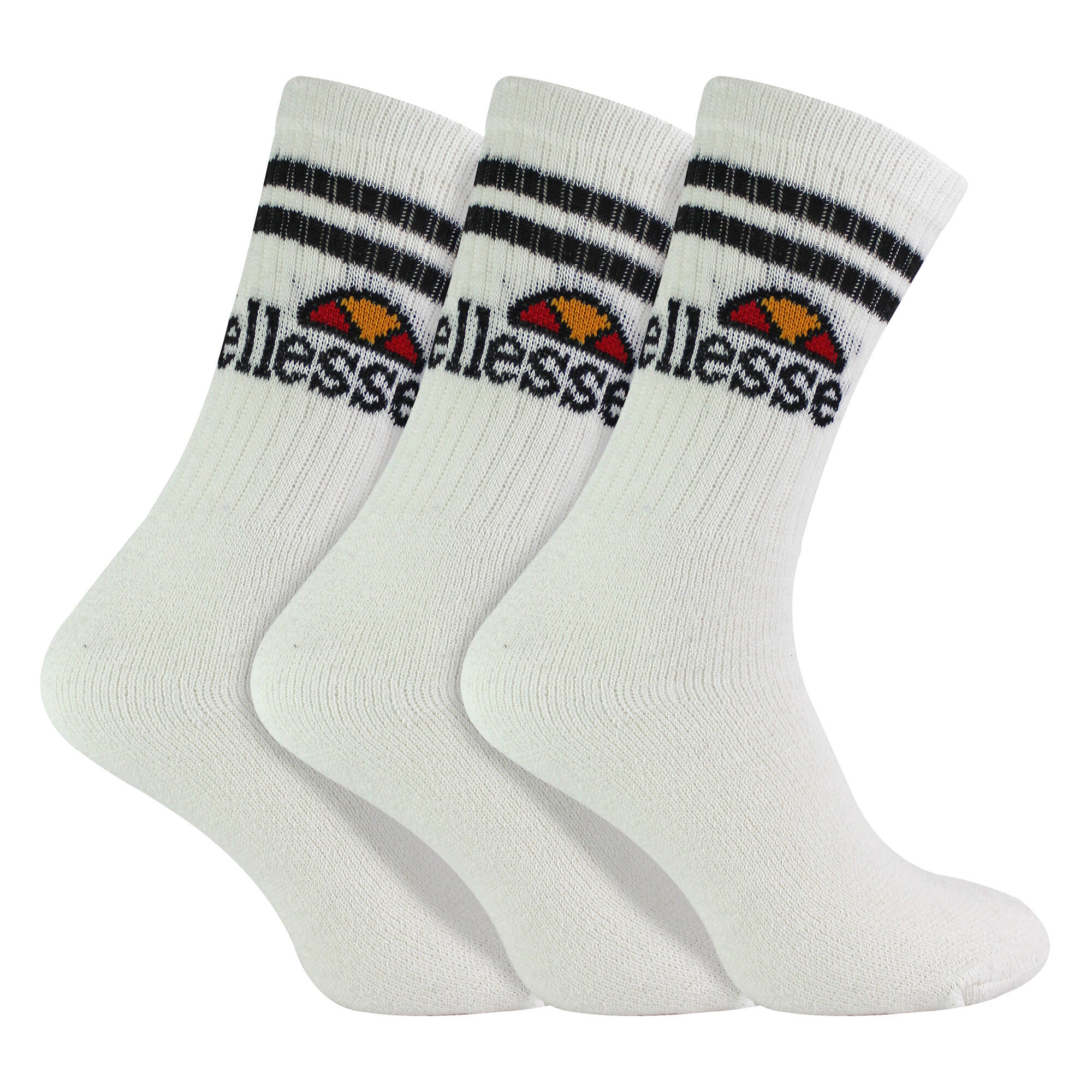 Ellesse - 3 Paia Calzini Uomo Vulloni con Logo Jacquard comfort e stile. 3/5