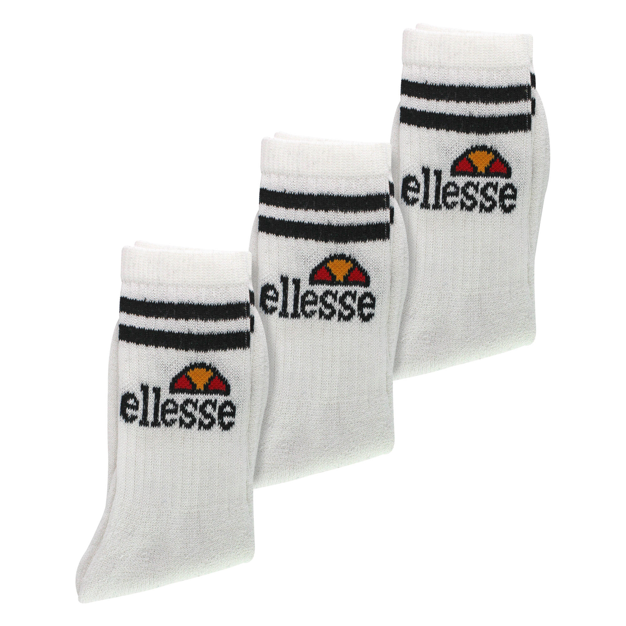 Ellesse - 3 Paia Calzini Uomo Vulloni con Logo Jacquard comfort e stile. 5/5