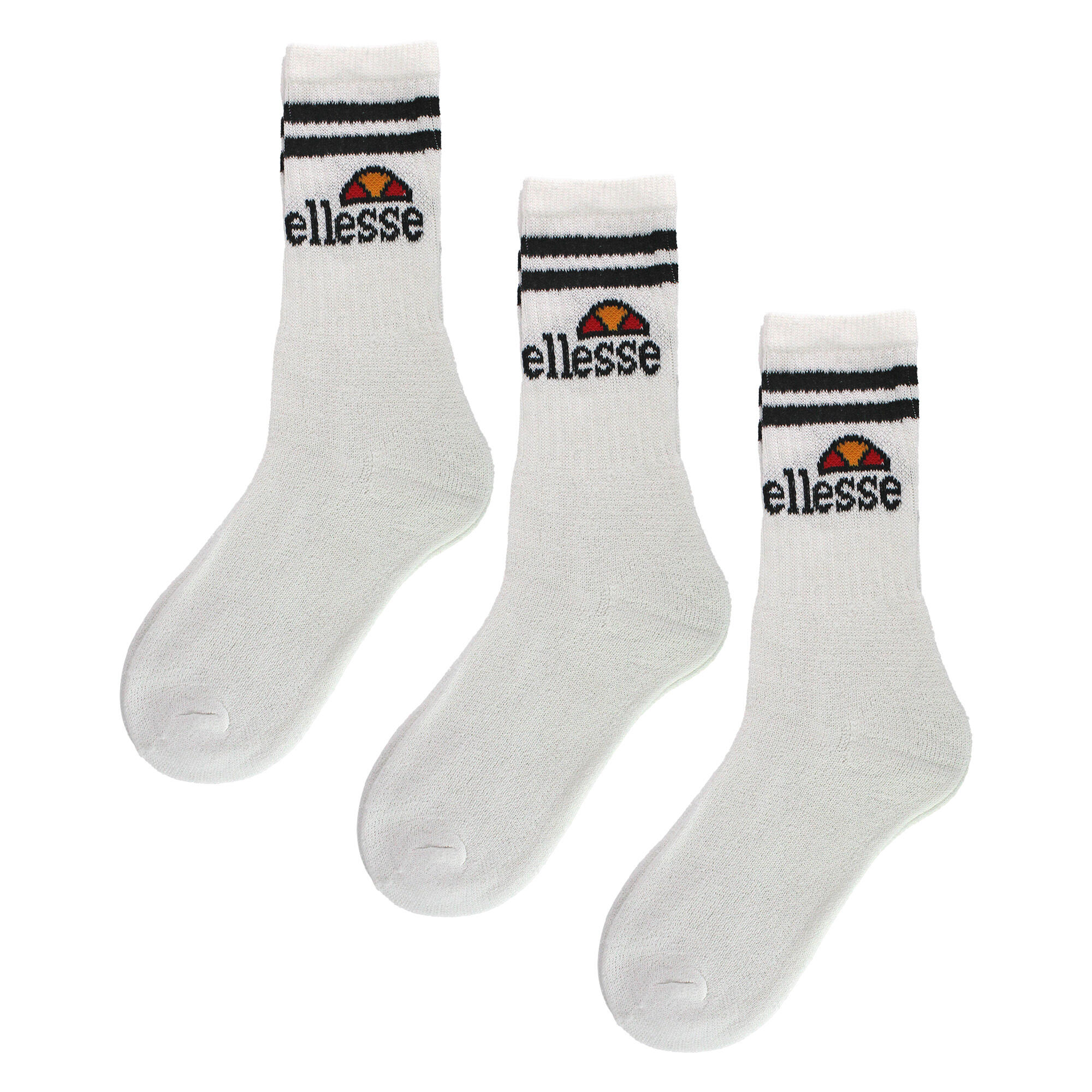 Ellesse - 3 Paia Calzini Uomo Vulloni con Logo Jacquard comfort e stile. 4/5