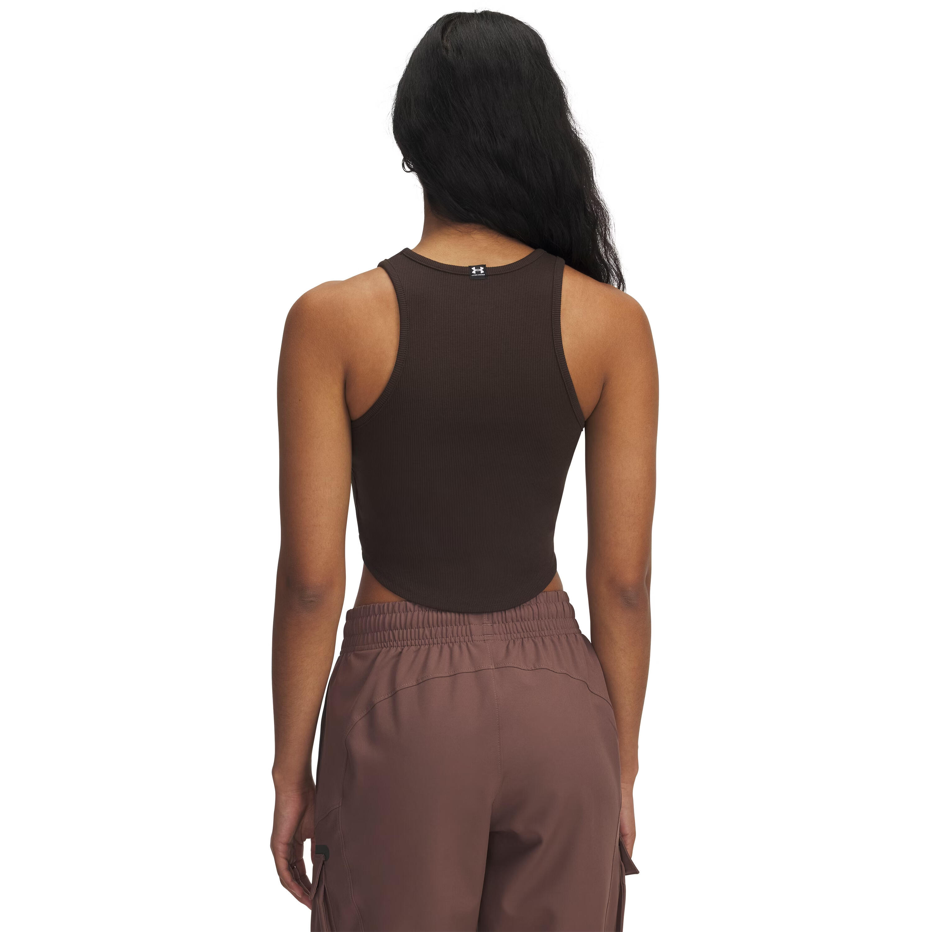 Damestanktop Under Armour Rival Rib 2/3