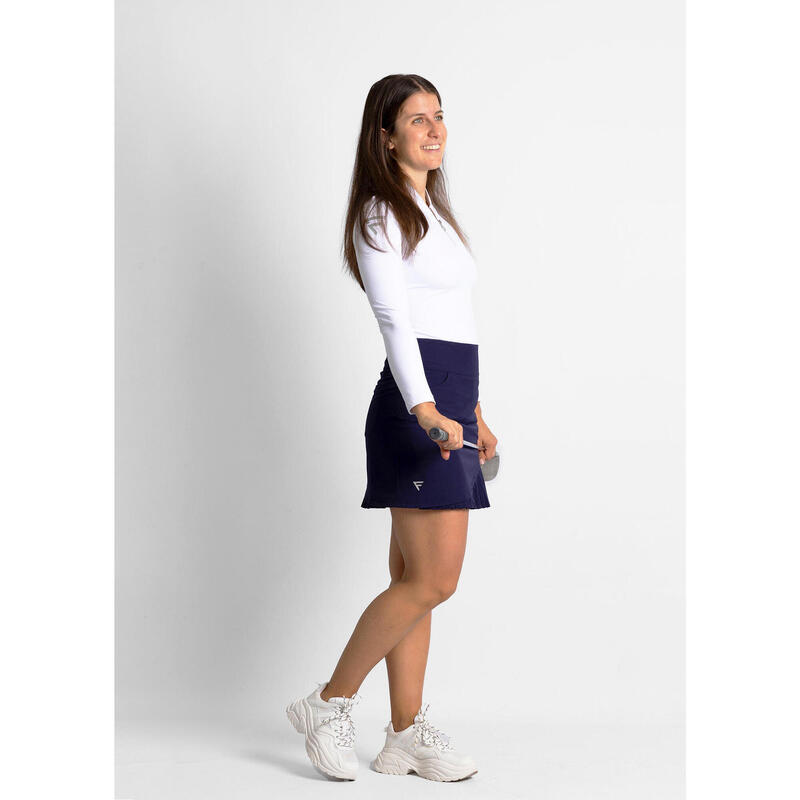 Fustă de golf pentru femei Ellerston – Talie înaltă, pliuri elegante