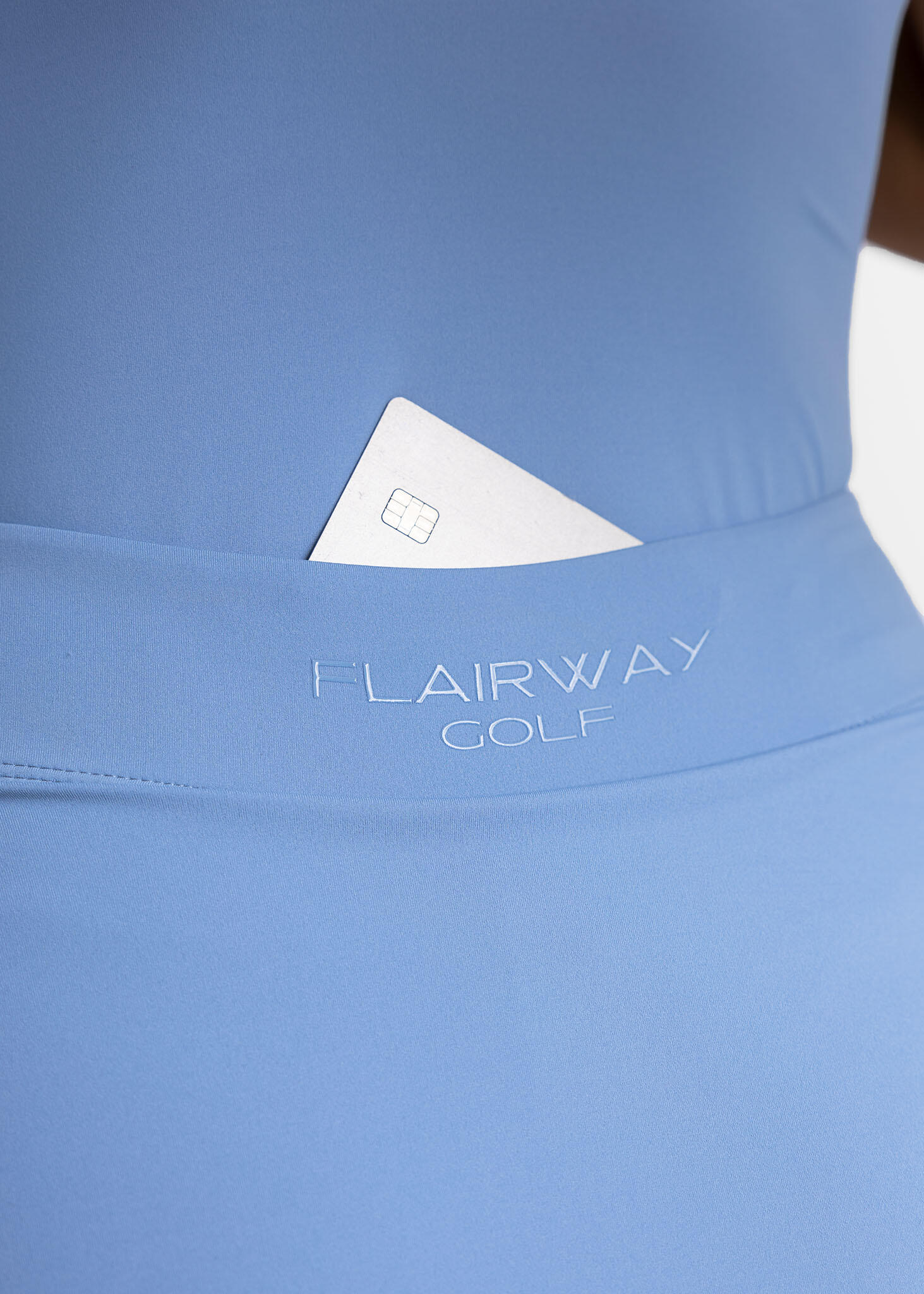 Pebble dames golfrok – Hoge taille, stretch, flatterende performance fit 7/7