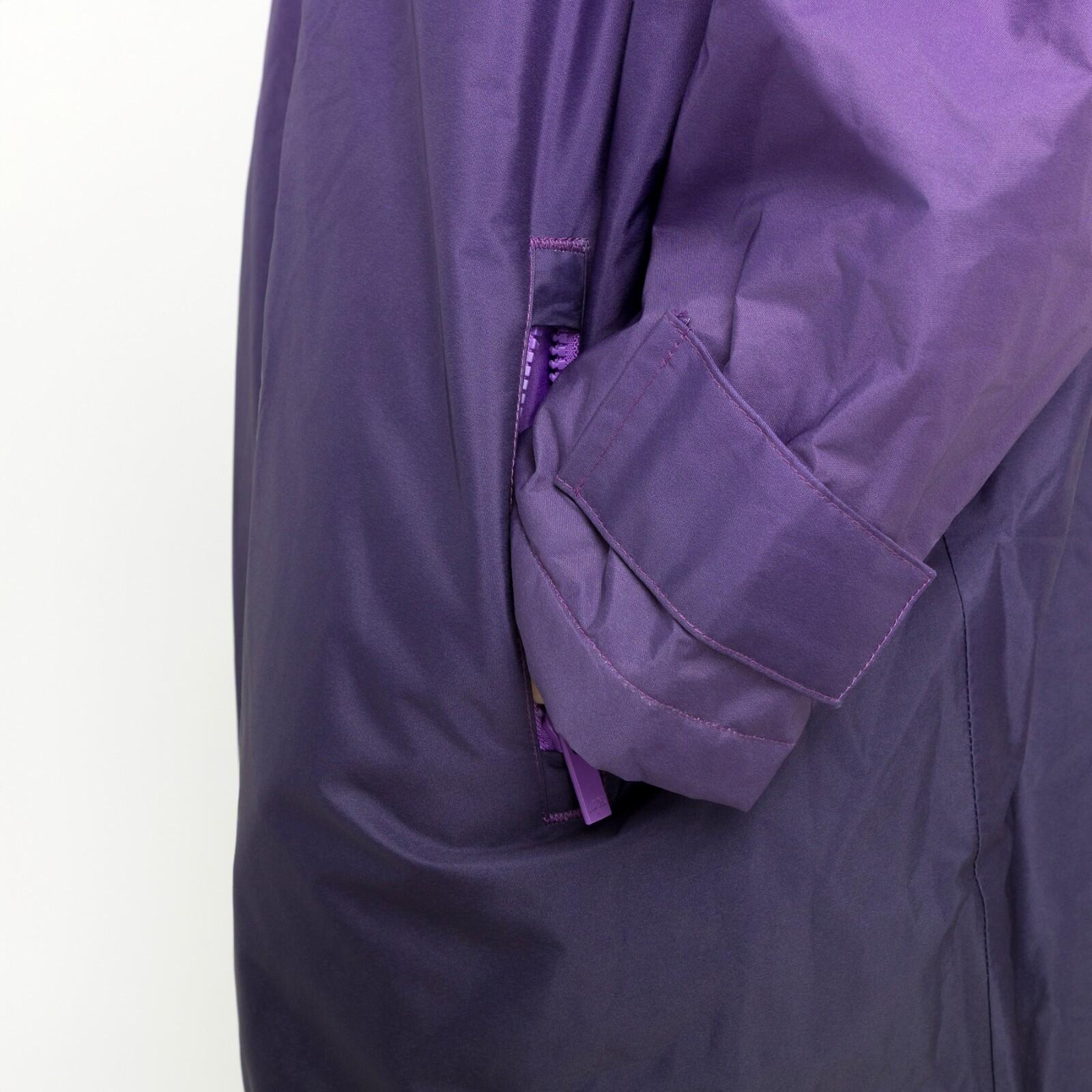 HYPE - Robe de change enfant violet ombré capuche swim coat chaude 6/7
