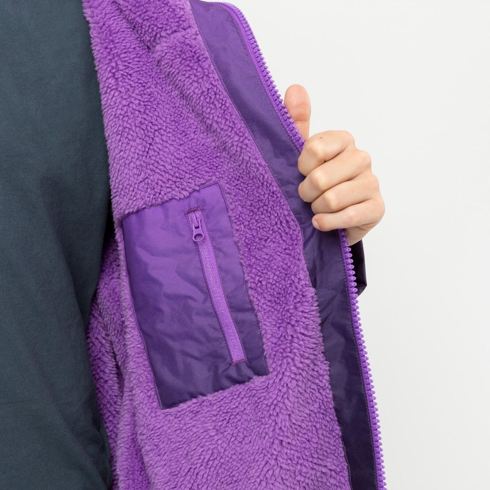 HYPE - Robe de change enfant violet ombré capuche swim coat chaude 4/7