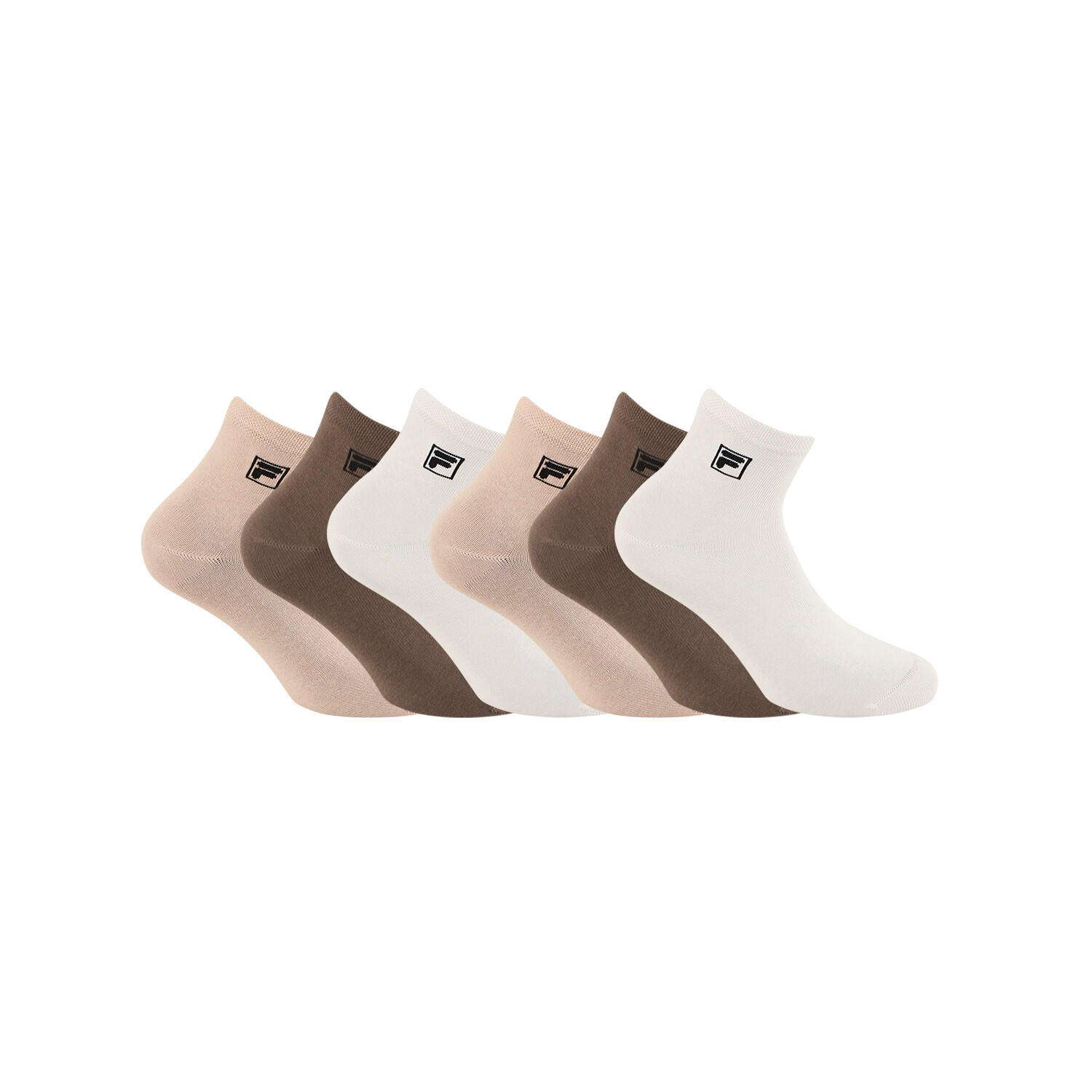 Lot de 6 paires de chaussettes quarter homme Mocho Mousse 1/5