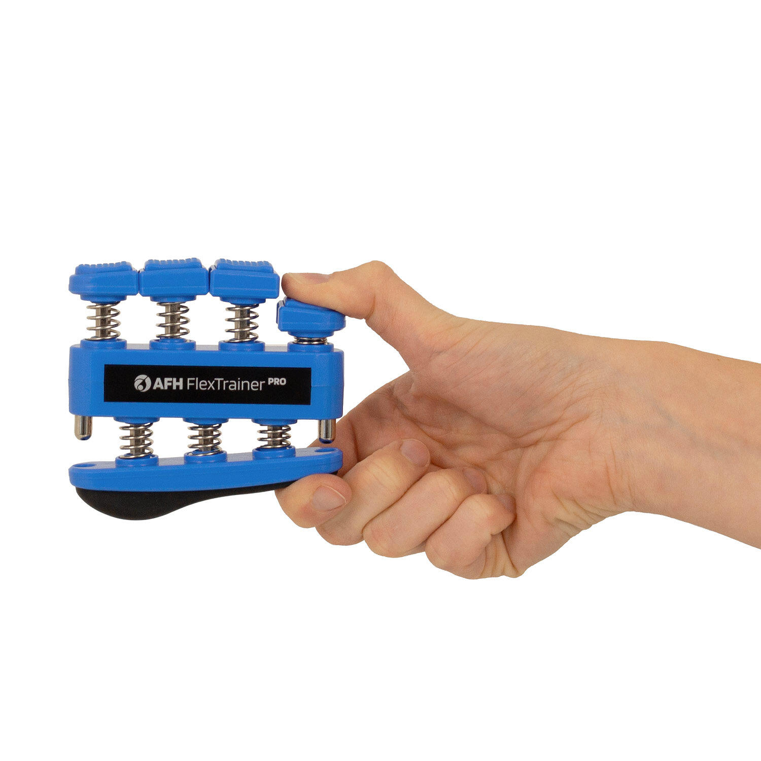 Fingertrainer Flex Trainer Pro Blau, sehr stark Gymnastik Unisex Blau 4/5