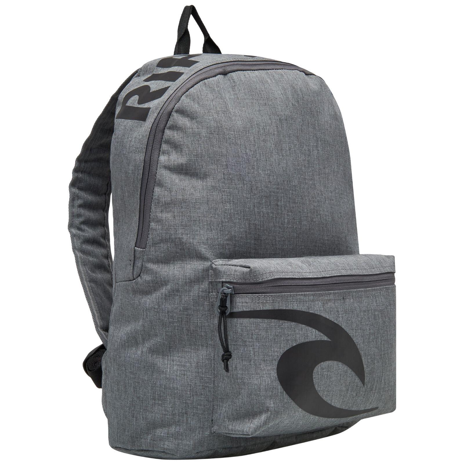 Rip Curl Dome Brand Backpack-Grey Marle 2/3