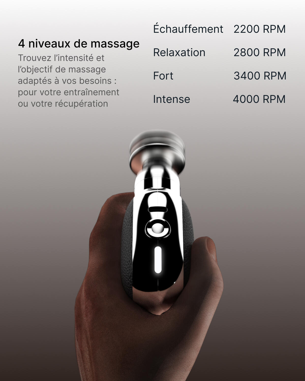 RENPHO - Pistolet de massage Micro WMG16 - Noir 6/7