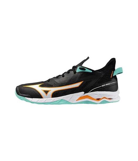 Zapatillas Mizuno Wave Mirage 5 Negro/Naranja/Azul 2025
