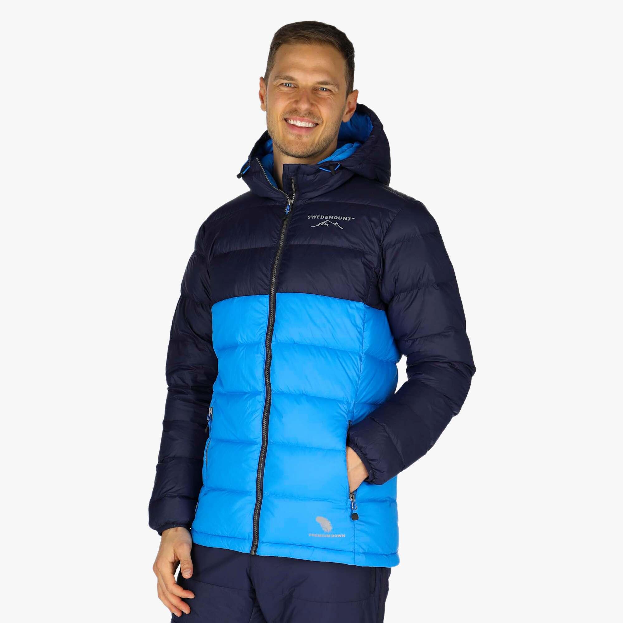Swedemount - Doudoune Randonnée Homme Coupe-vent Respirante Östersund 2.0 - Doudoune Duvet - Bleu - Decathlon