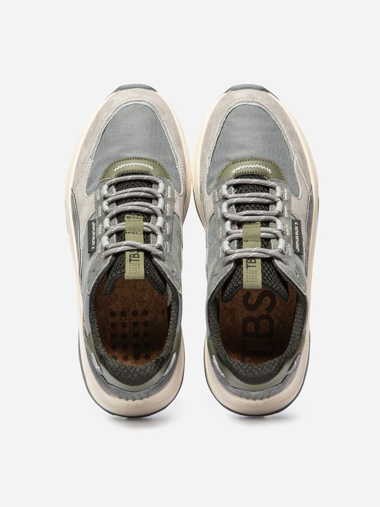 Chaussures de running Homme JONASSE Gris / Kaki 3/5