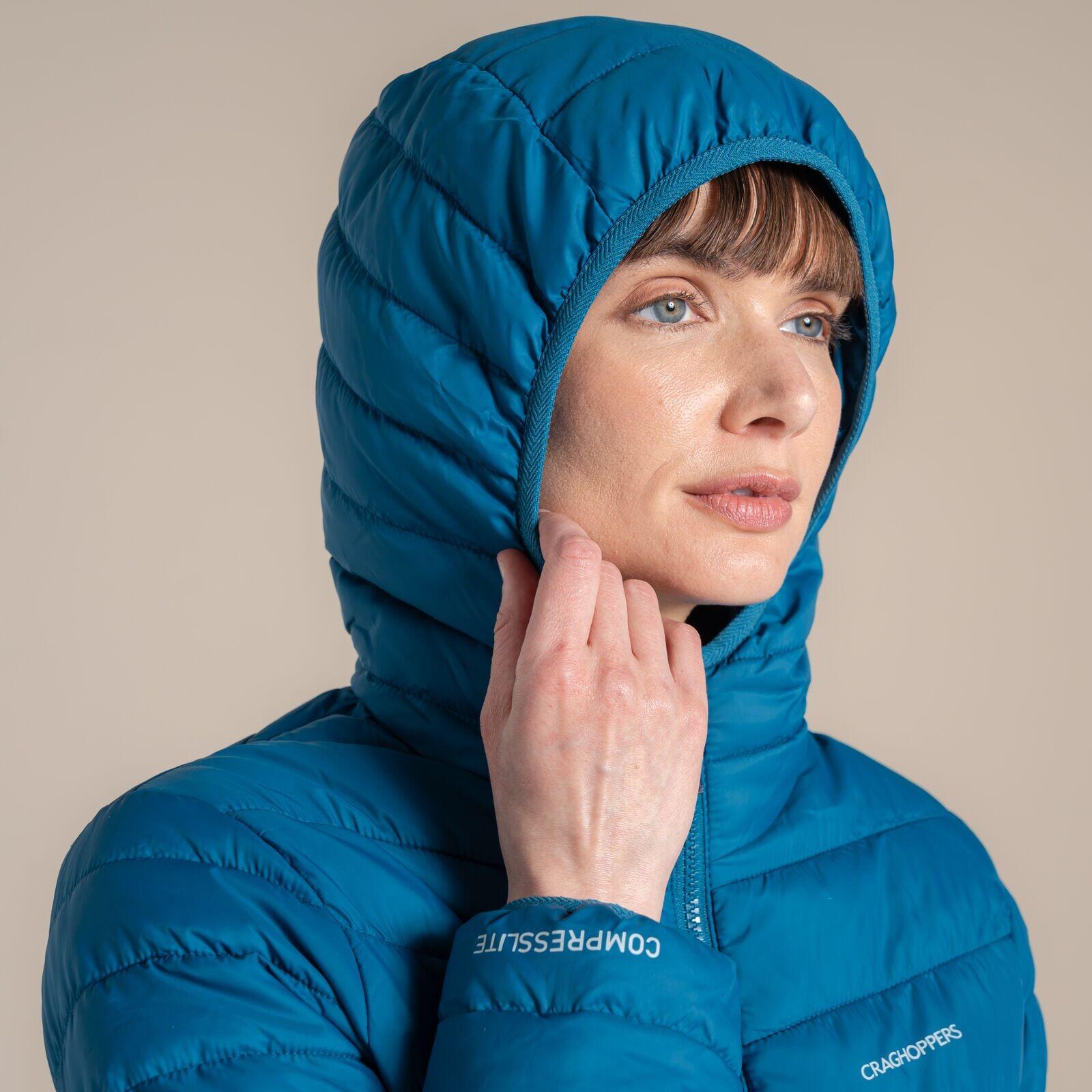 Giacca imbottita Compresslite IX da donna con cappuccio 6/7