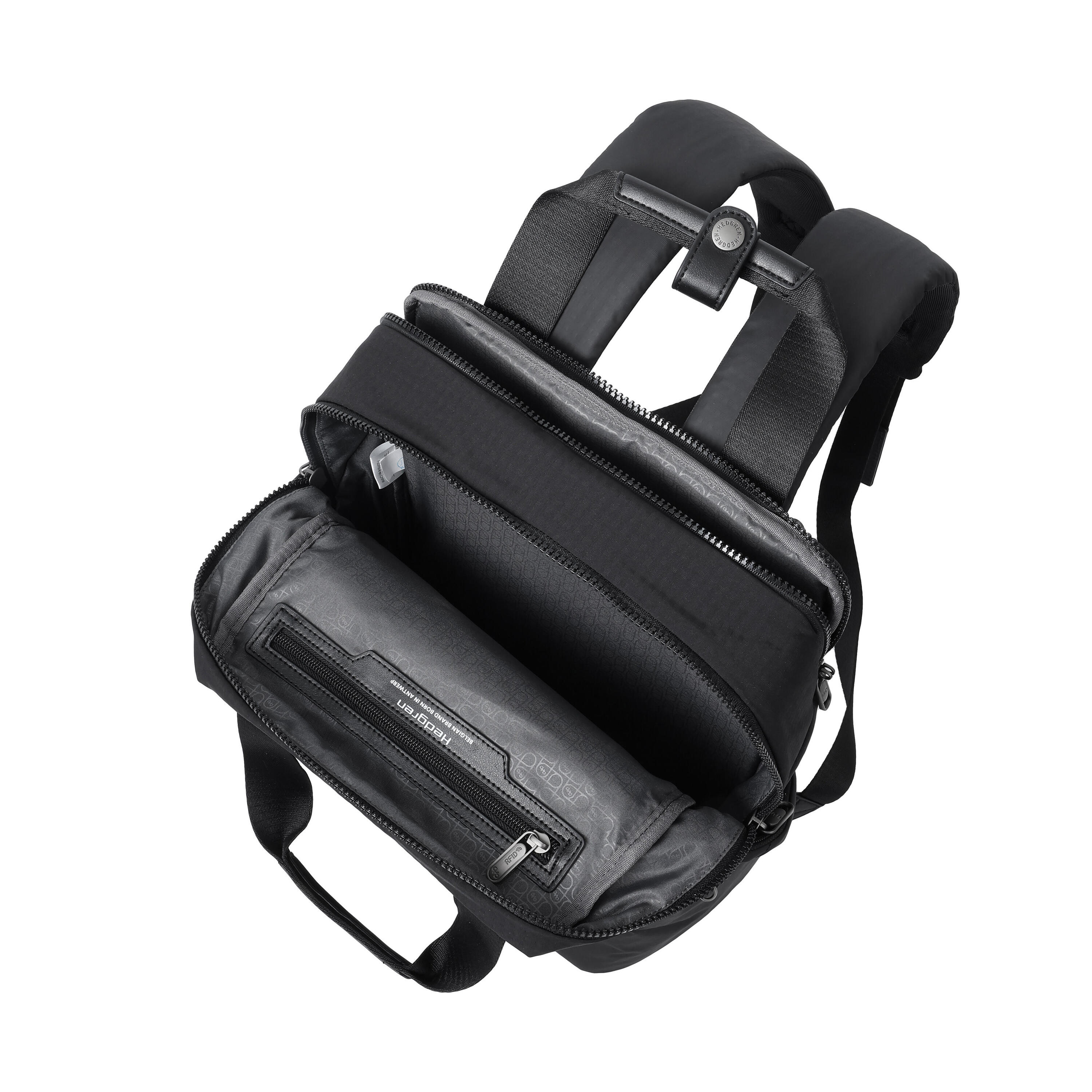 Mochila HEDGREN Rappu 37 cm, 13 L, preta 6/6