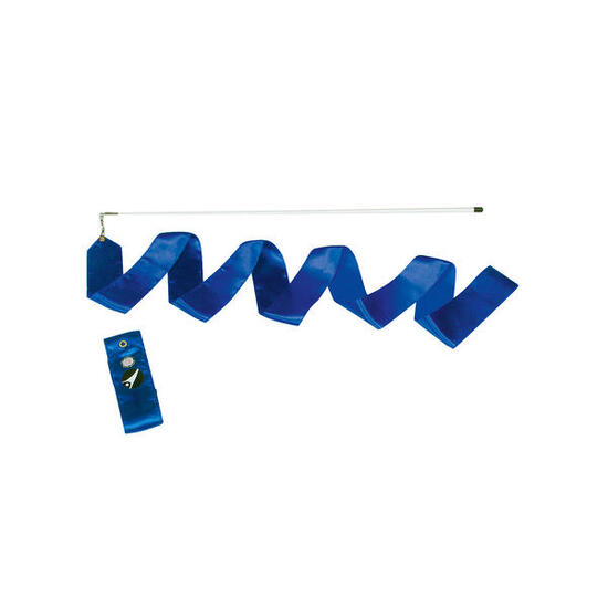 Gymnastikband mit Stab RSG Blau 5 m Mädchen Gymnastik Unisex Blau