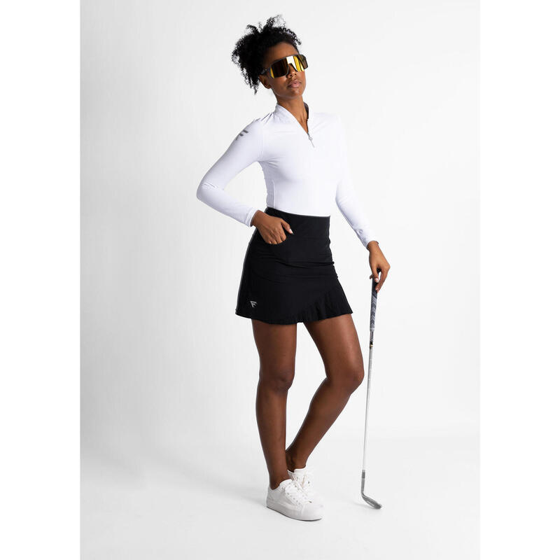 Fustă de golf pentru femei Ellerston – Talie înaltă, pliuri elegante