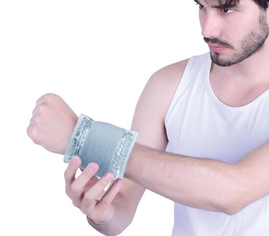 Poche de gel chaud / froid poignet - Compresse glace gel billes