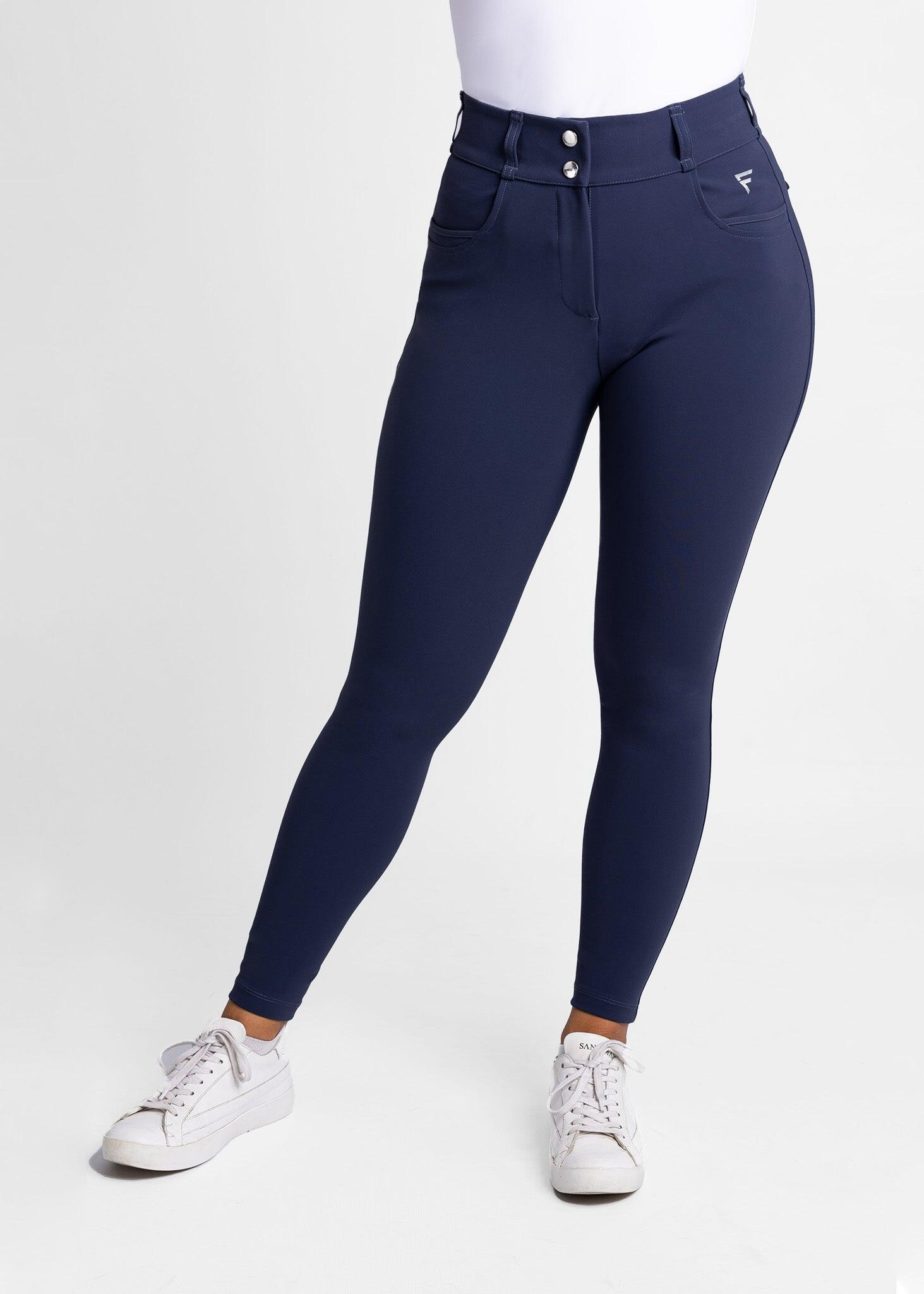 Calças de golfe mulher Raven – Stretch, cintura alta, corte performance 3/5