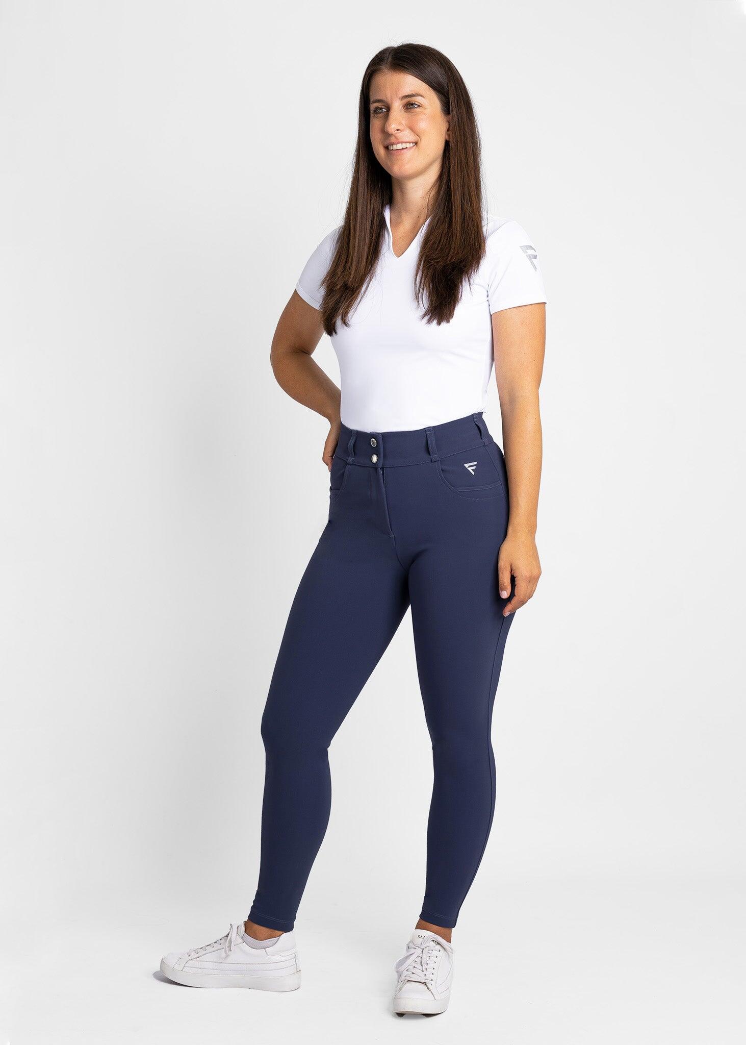 Calças de golfe mulher Raven – Stretch, cintura alta, corte performance 2/5
