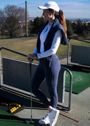 Raven Damen Golfhose – Stretch, hohe Taille, Performance Passform