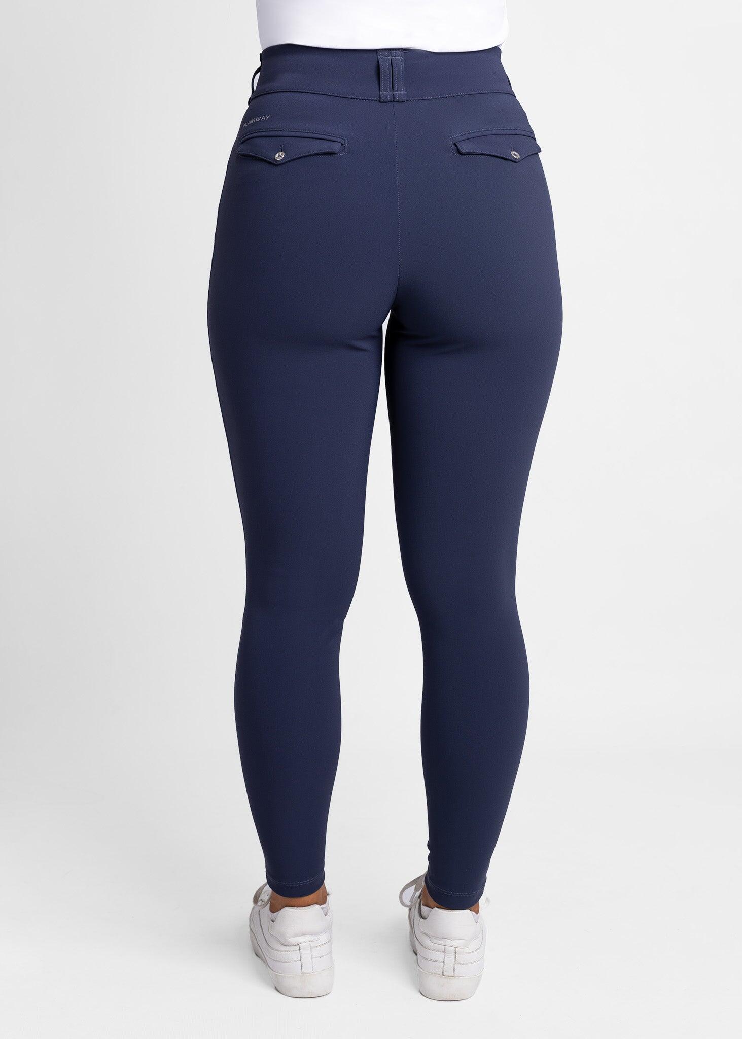 Calças de golfe mulher Raven – Stretch, cintura alta, corte performance 4/5