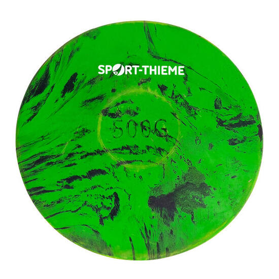 Übungsdiskus Wave 500 g Grün Leichtathletik Unisex Grün