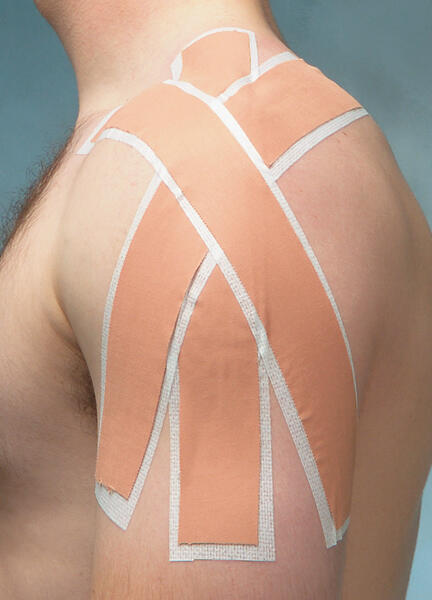 Rouleau bande médicale de contention rigide adhésive de strapping strap sport 6/6