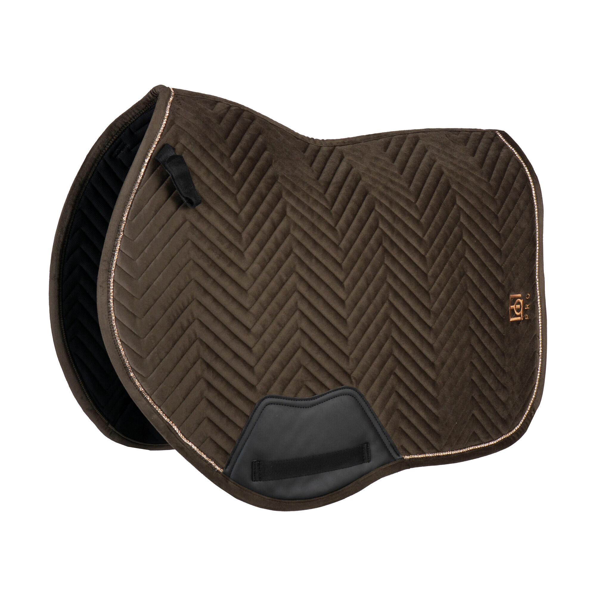 Horka - Tapis De Cso En Velours Horka - Tapis De Selle - Marron|vert - Cob - Decathlon