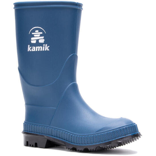 Kinder STOMP Gummistiefel Schwarz/Blau