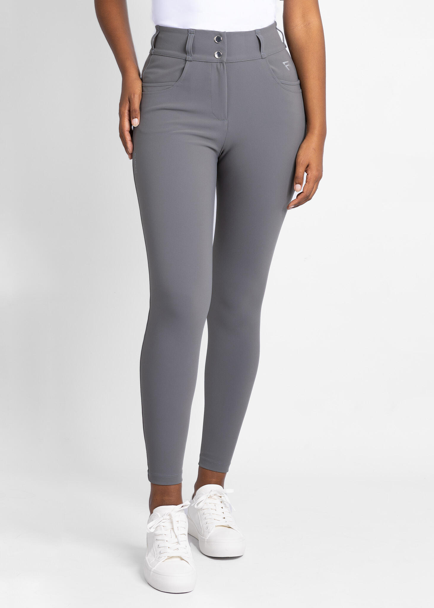 Dames golfbroek Raven – Stretch, hoge taille, performance fit 5/6