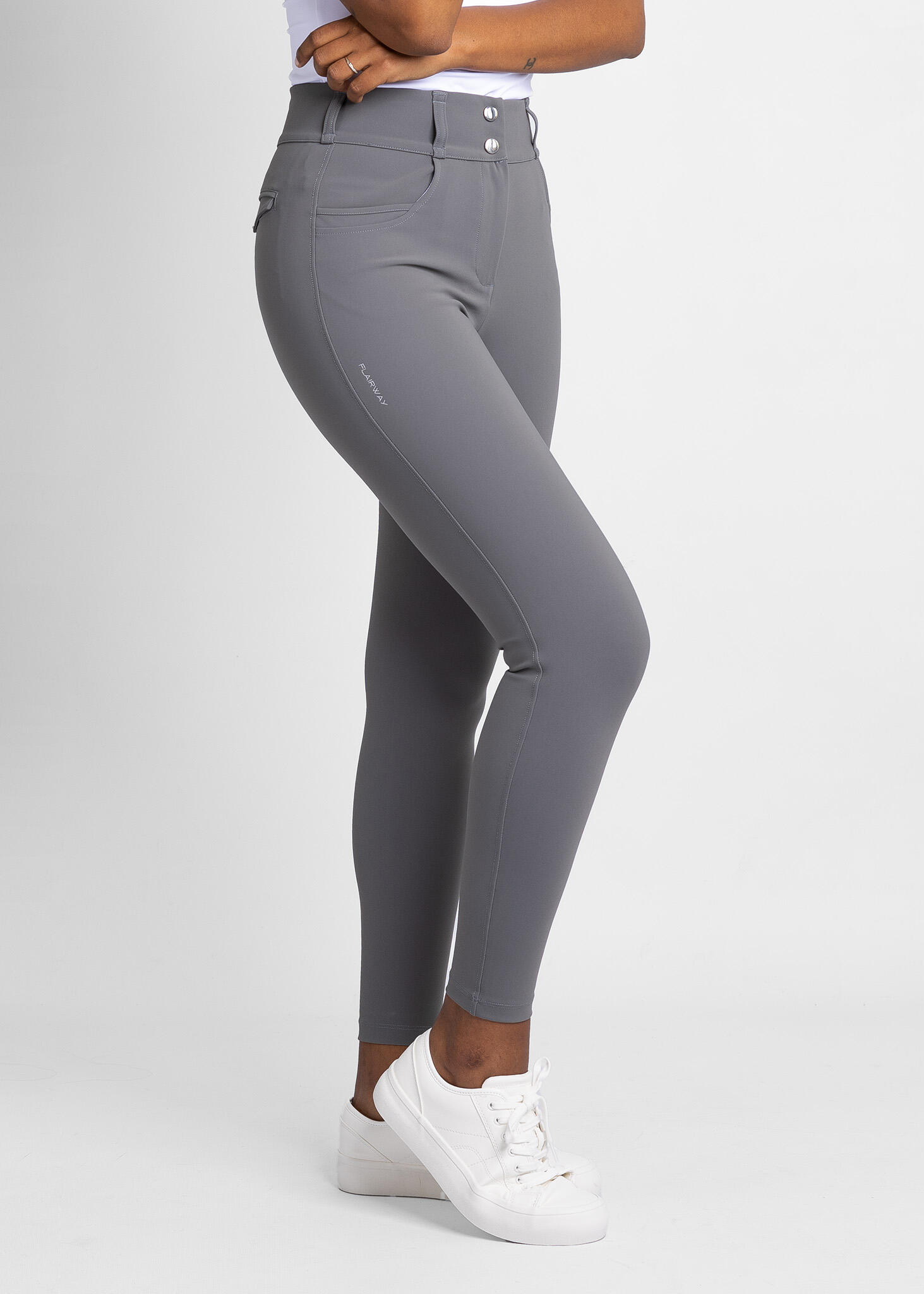 Dames golfbroek Raven – Stretch, hoge taille, performance fit 4/6
