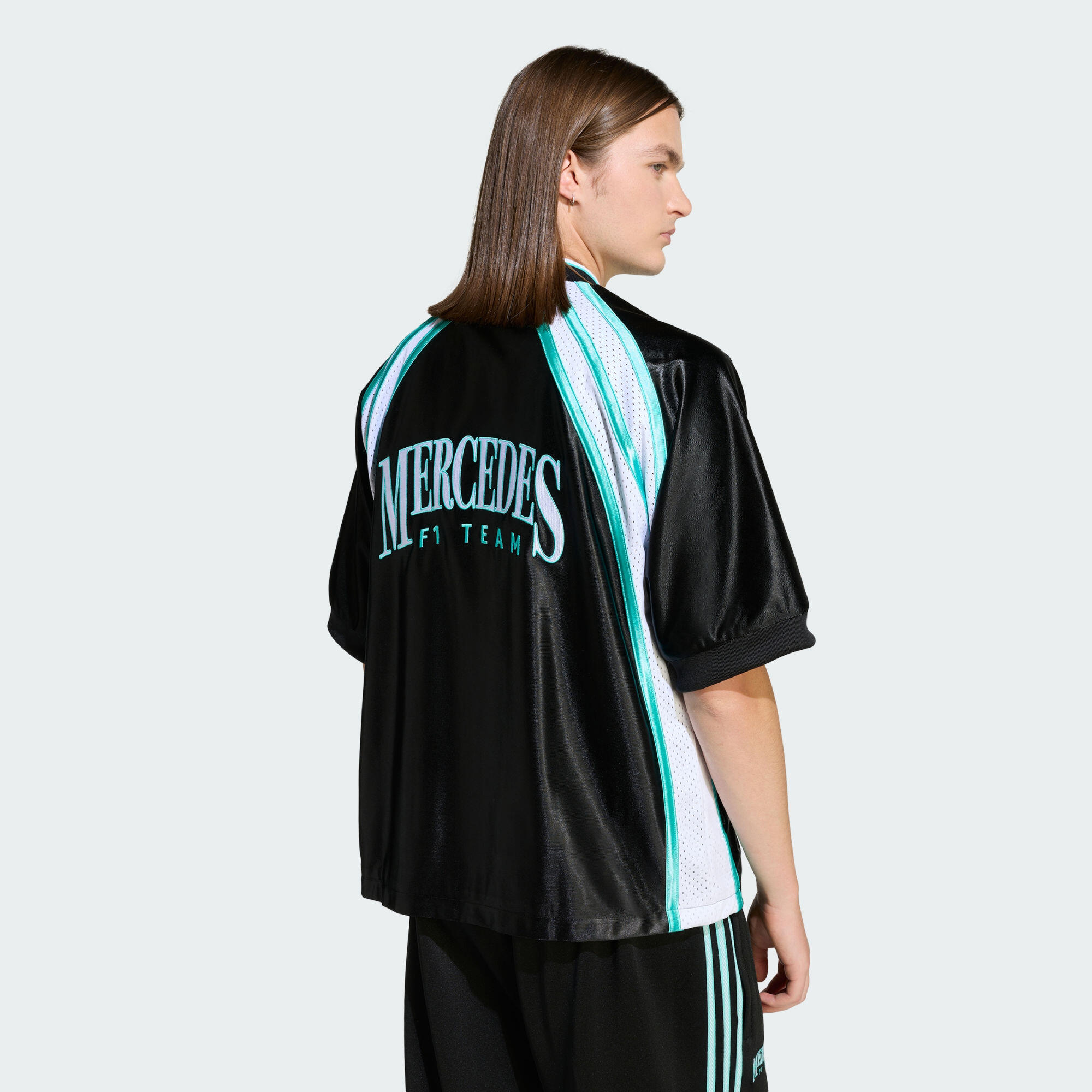Mercedes - AMG Petronas Formula One Team Las Vegas Baseball-Shirt für Herren 4/7