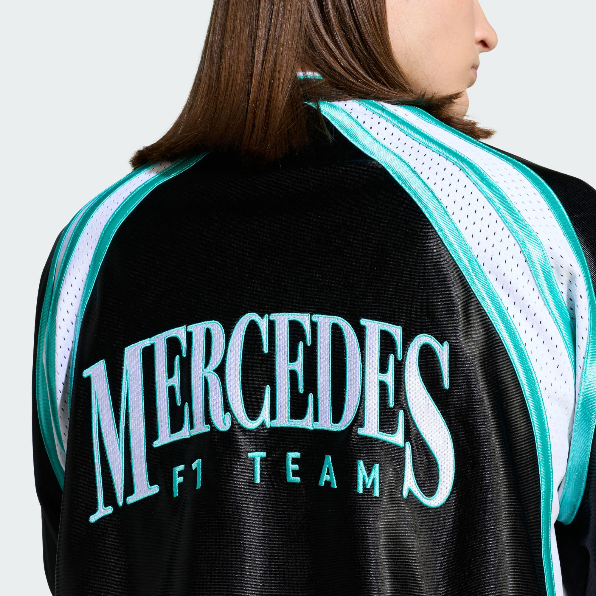 Mercedes - AMG Petronas Formula One Team Las Vegas Baseball-Shirt für Herren 6/7