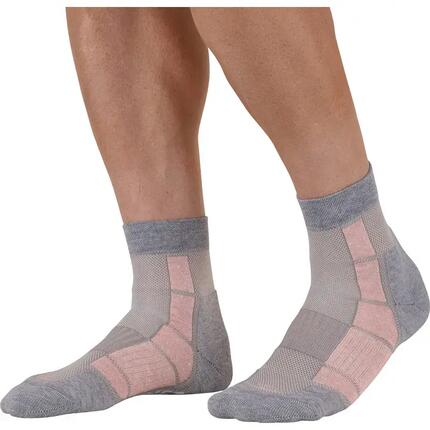 Chaussettes de randonnée ventilées - Hauteur MID - Rouge