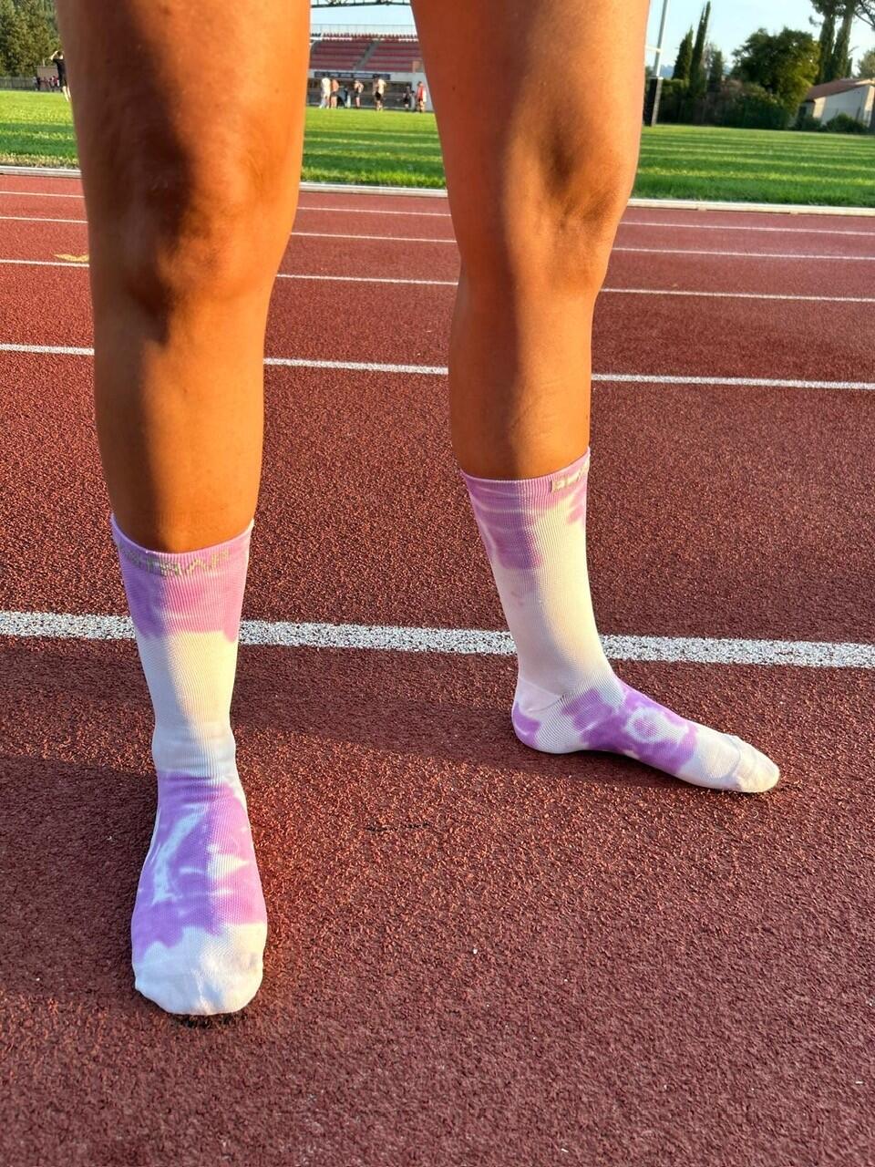 Chaussettes de Course Mi-Mollet - Running, Vélo et Sports - La Pourpre 5/5