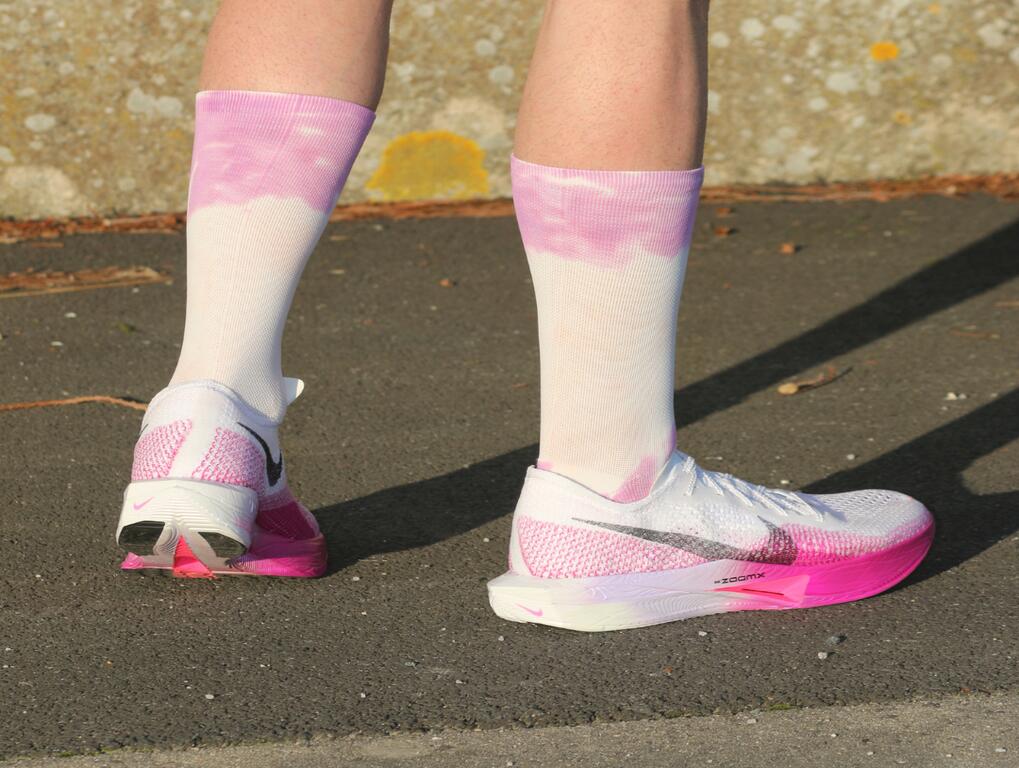 Chaussettes de Course Mi-Mollet - Running, Vélo et Sports - La Pourpre 4/5