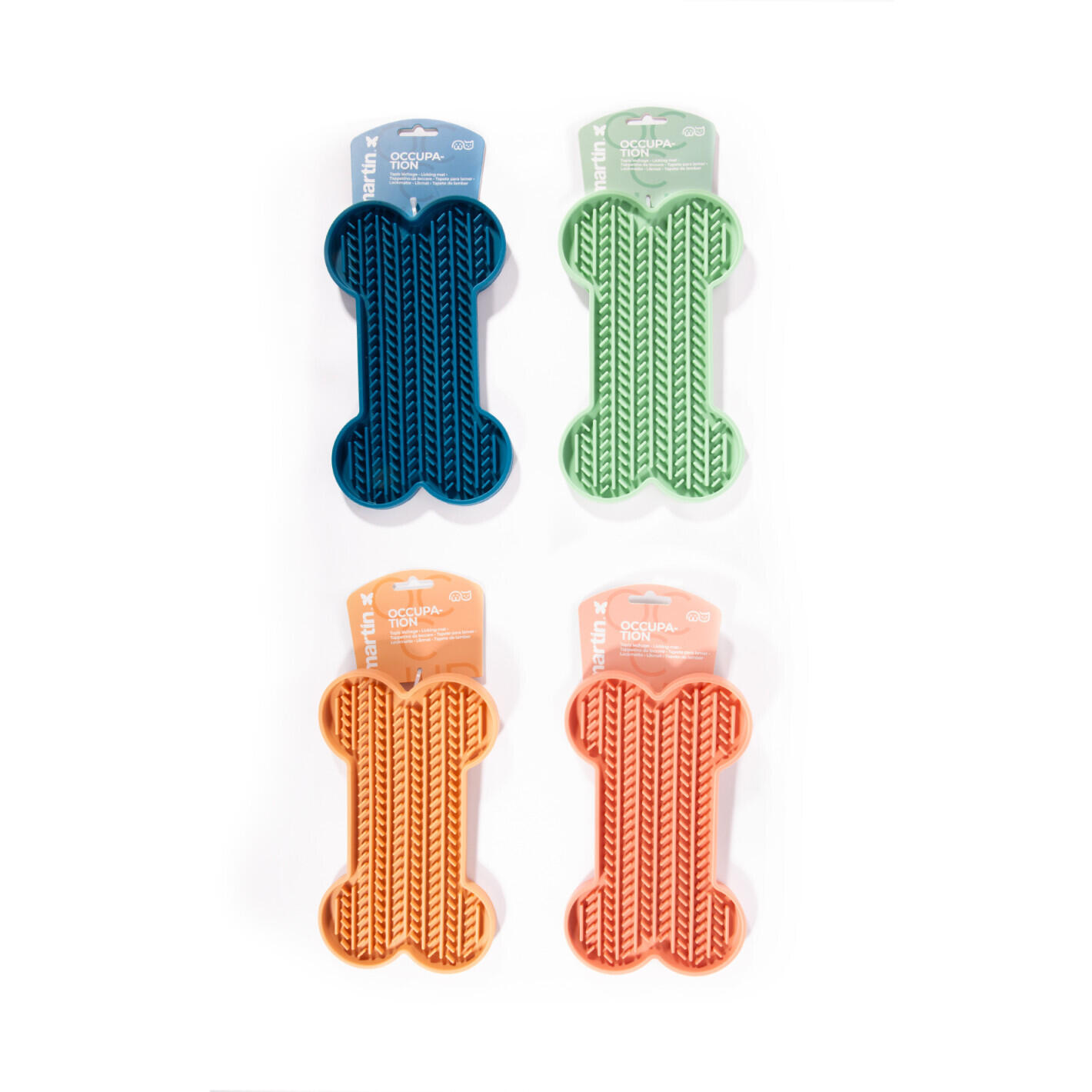Tapis de léchage os silicone Martin Sellier 4/4