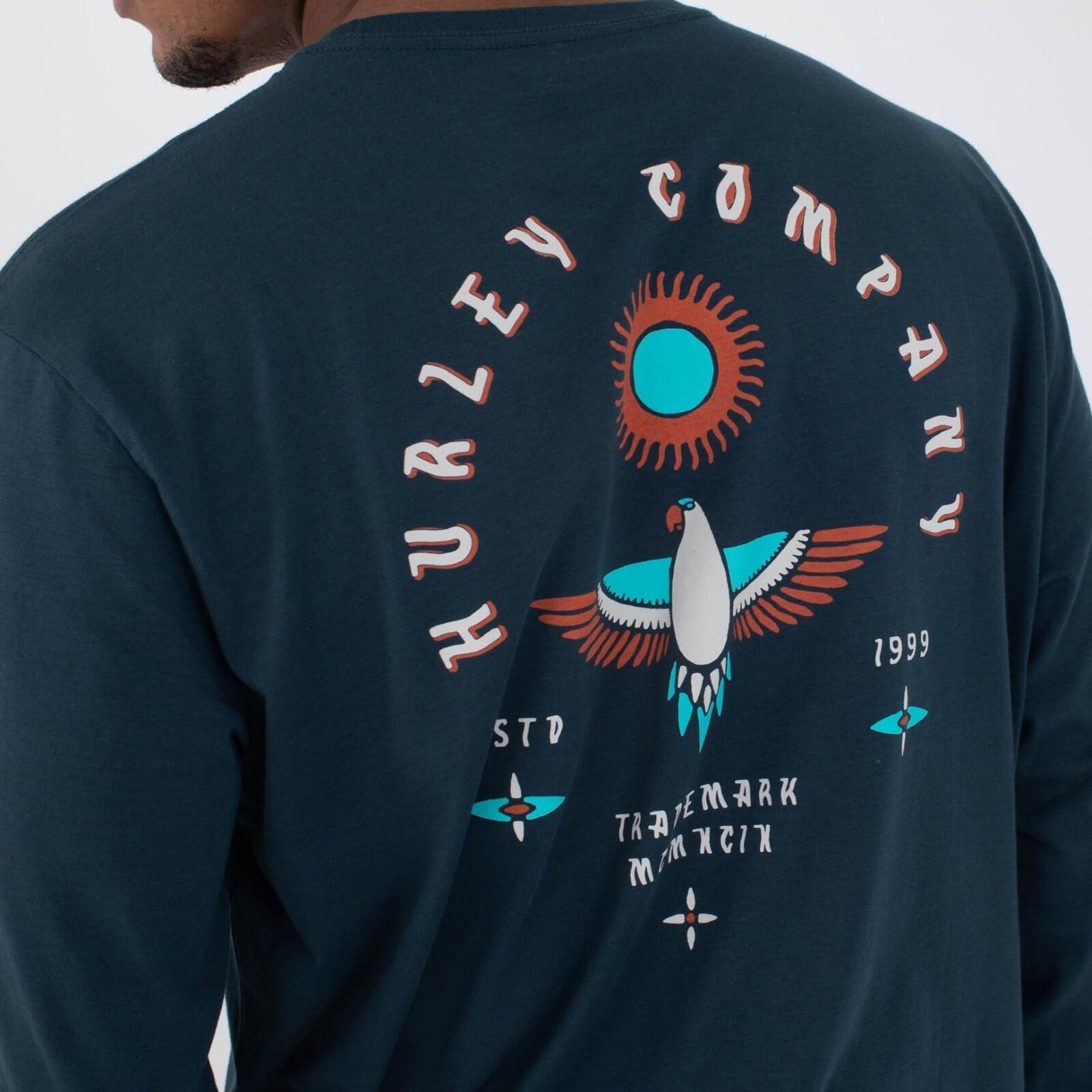 Hurley Eagles High T-Shirt-Armored Navy 2/7