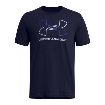 T-shirt homme Under Armour marron, col rond