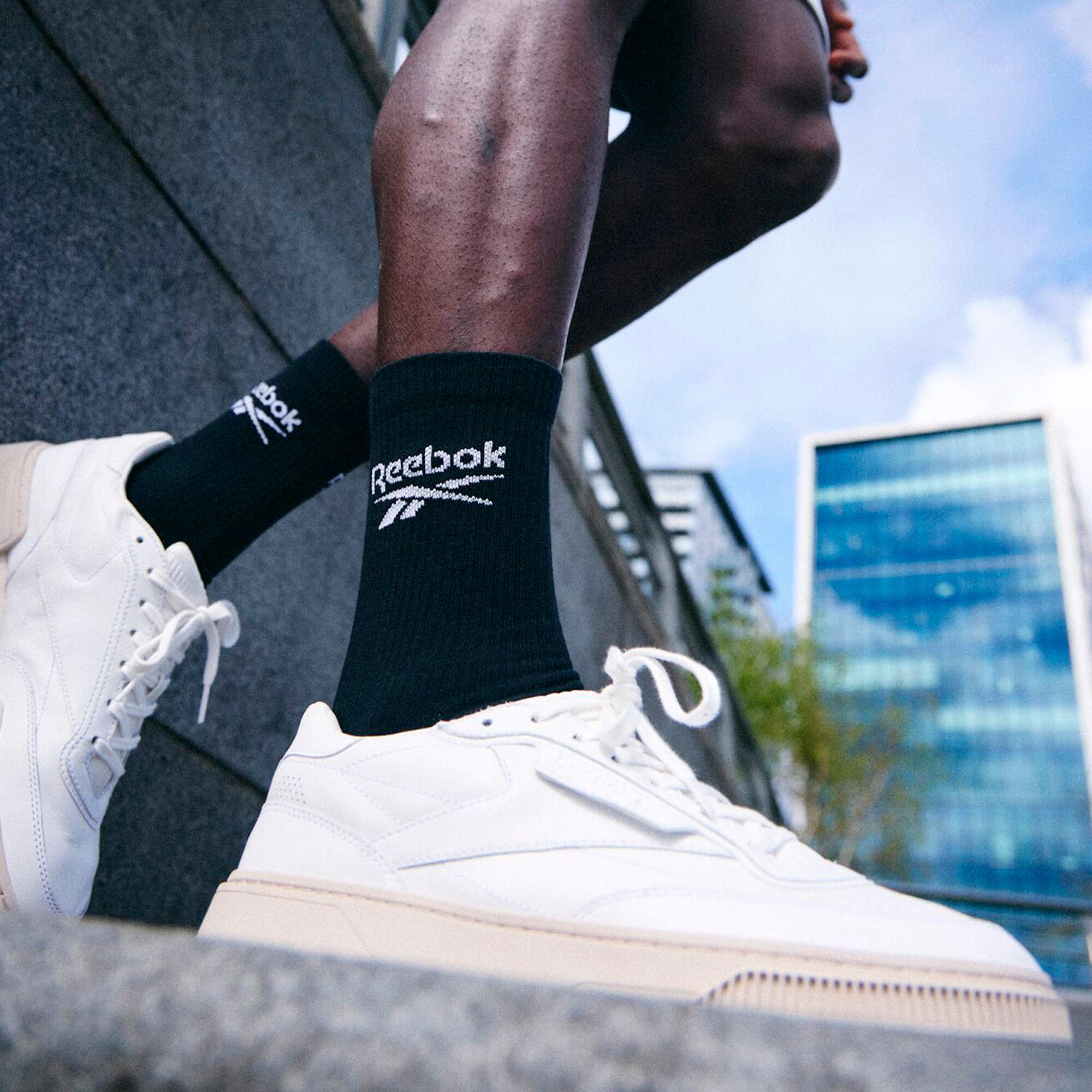 Reebok - 6 paires de chaussettes sport mi-mollet amorties hommes femmes 3/5