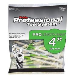 Lots de 12 tees Pride Golf Tee prolenght max refill