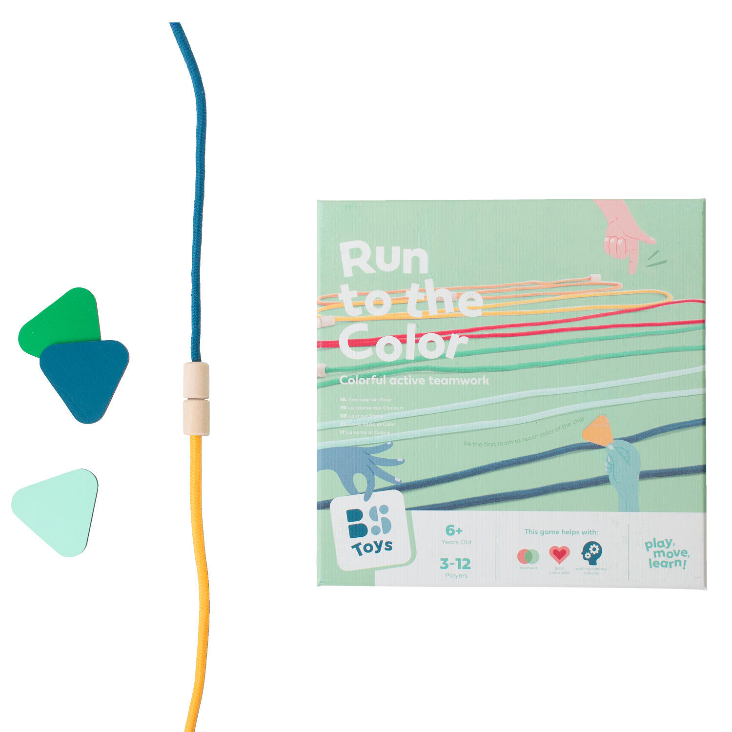 Bewegungsspiel Run to the Color Wurfspiele Unisex 2/5
