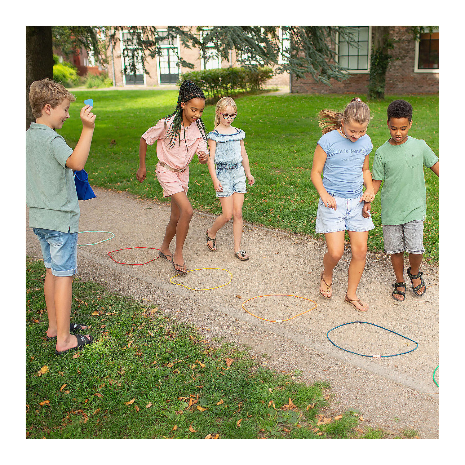 Bewegungsspiel Run to the Color Wurfspiele Unisex 4/5
