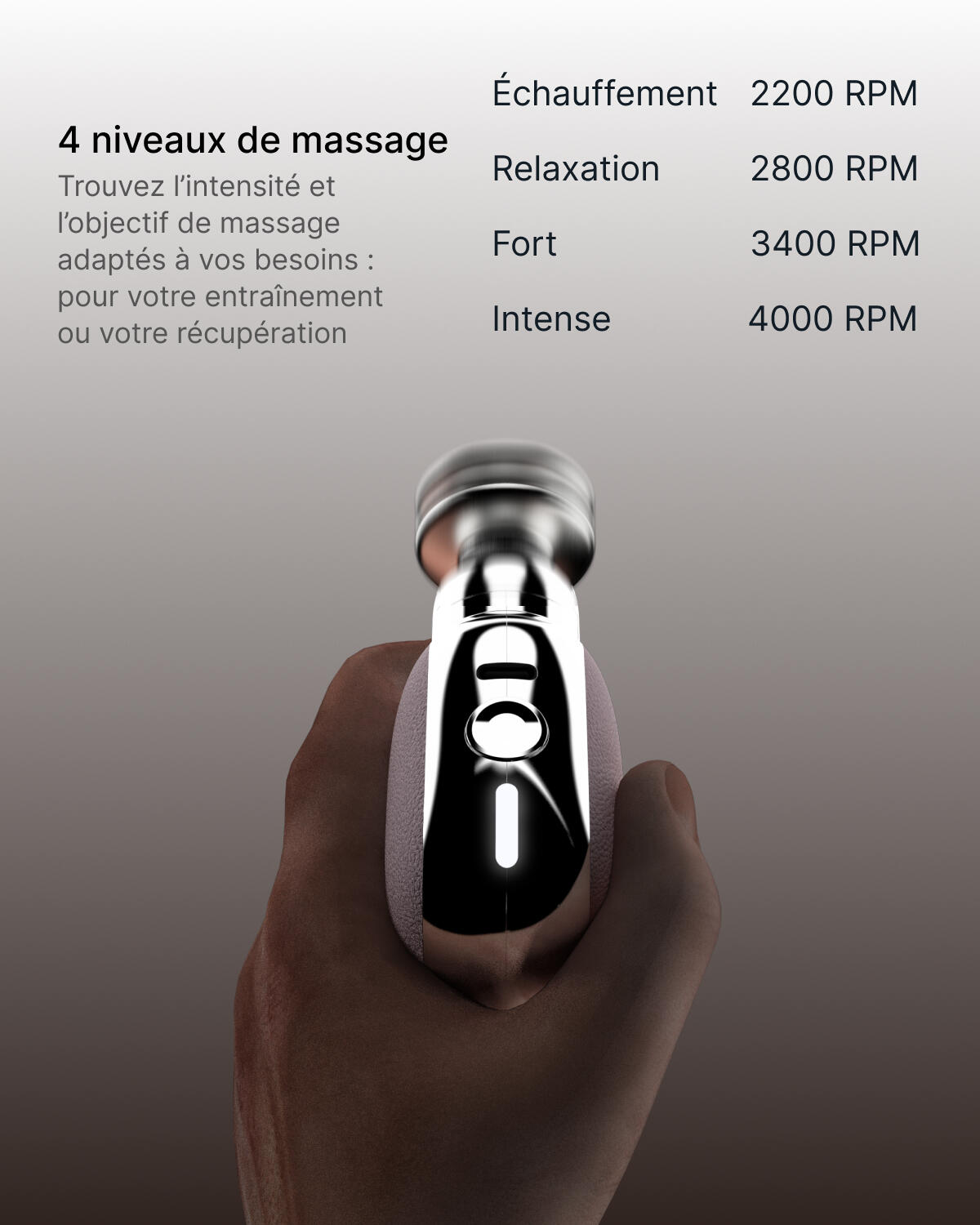 RENPHO - Pistolet de massage Micro WMG16 - Rose 5/7