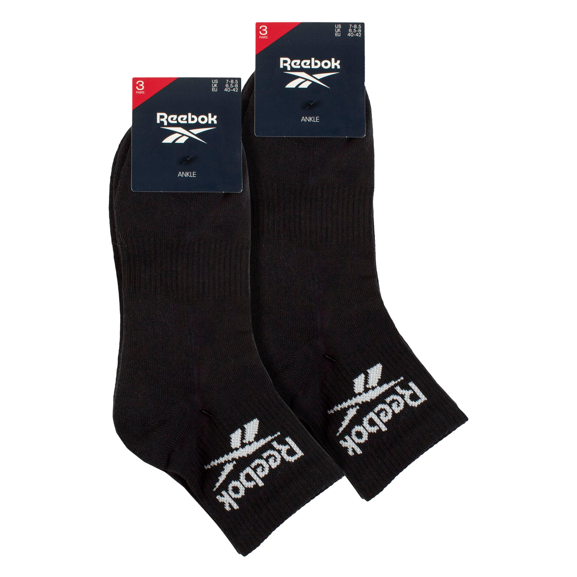Reebok - 6 paires de chaussettes de sport basses en coton doux hommes femmes 2/5